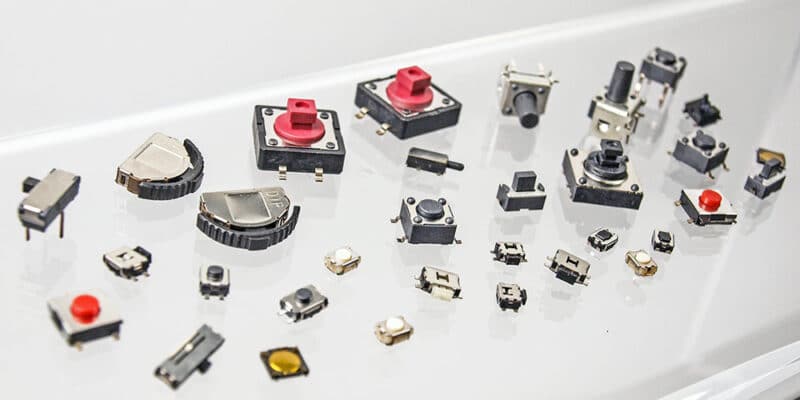 Microswitches and microbuttons, short-stroke buttons from N&H